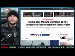 Trump THREATENS WAR, Venezuelan Airspace Closed, Warships DEPLOYED | Tim Pool