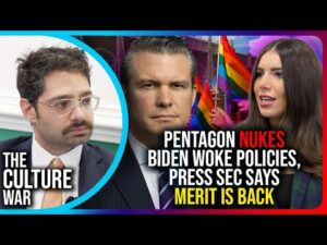Pentagon NUKES Biden Admin DEI Policies, Press Sec Kingsley Wilson Says MERIT IS BACK