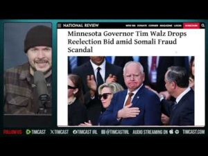 Democrat Tim Walz DROPS OUT OF RACE Amid Somali Daycare Fraud Scandal | Tim Pool