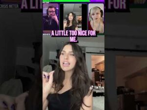 TikToker Records Video Diary of Her Date and Says "Guy Was TOO Nice" #shorts