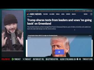 Trump says NO GOING BACK, Greenland IS OURS | Tim Pool
