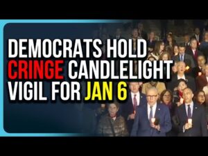 Democrats Hold CRINGE Candlelight Vigil For Jan 6