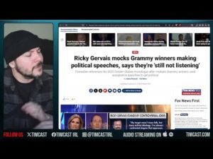 Ricky Gervais ROASTS Grammy Elitists Over Woke Pandering | Tim Pool