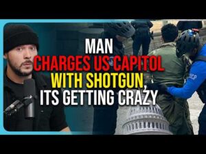 Man CHARGES US Capitol With SHOTGUN, Its Getting Crazy