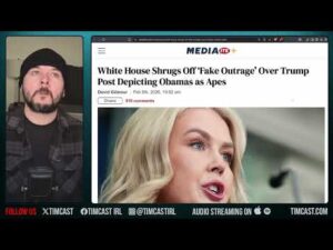 TRUMP POSTS OBAMAS AS APES DRIVING DEMOCRATS INSANE